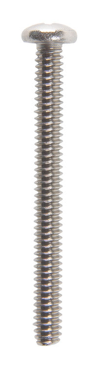 HILLMAN No. 10-24 X 2 in. L Phillips Flat Head Stainless Steel Machine Screws 100 pk