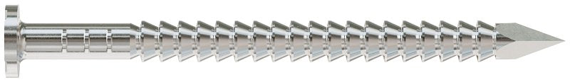Simpson Strong-Tie S3SNDB Wood Siding Nail, 3D, 1-1/4 in L, Stainless Steel, Full Round Head, Annular Ring Shank, 25 lb