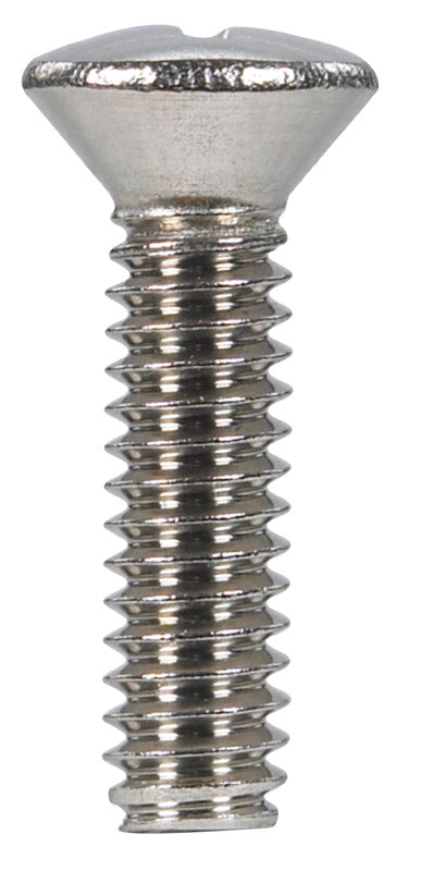 HILLMAN No. 1/4-20 in. X 1 in. L Phillips Oval Head Stainless Steel Machine Screws 100 pk