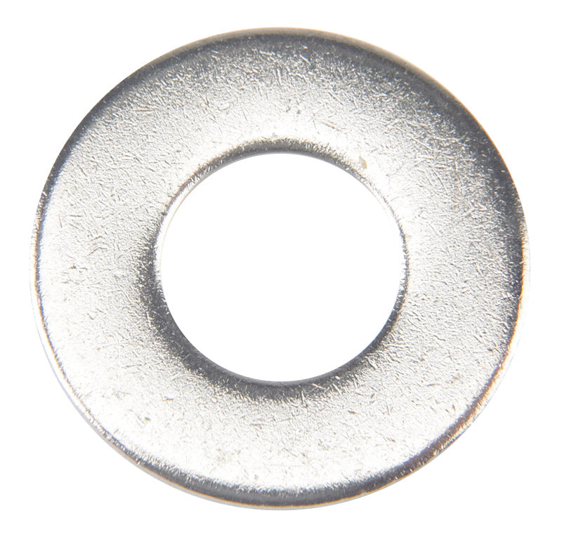 HILLMAN Stainless Steel 3/8 in. Flat Washer 100 pk