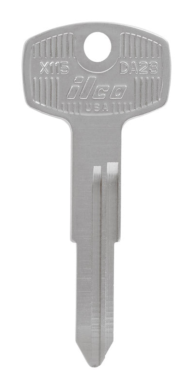 HILLMAN Traditional Key Automotive Key Blank Double For Subaru Silver, Pack of 10