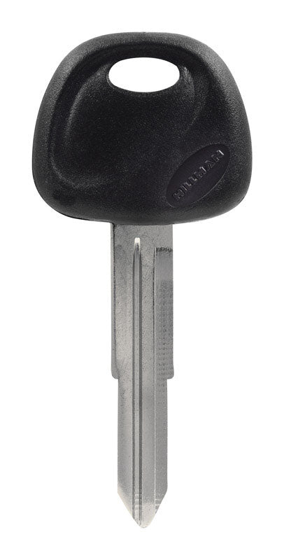 HILLMAN Traditional Key Automotive Key Blank Double For Hyundai Black/Silver, Pack of 5