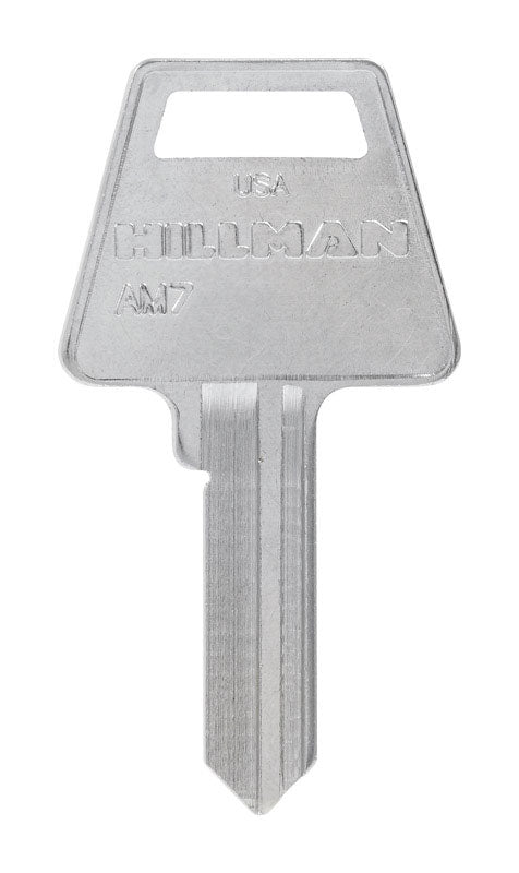 HILLMAN Traditional Key House/Office Universal Key Blank Single, Pack of 10