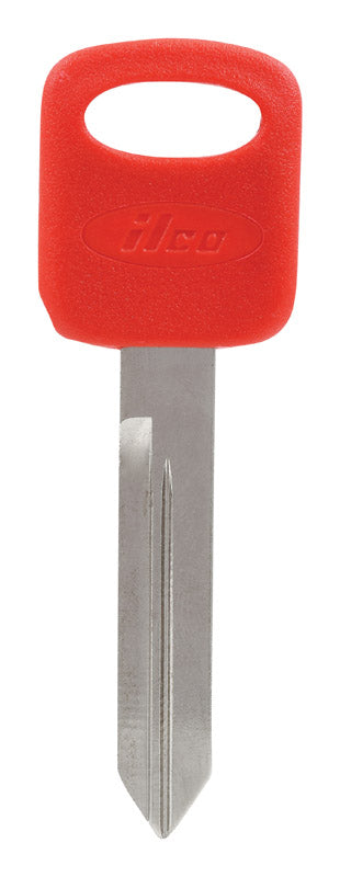 HILLMAN ColorPlus Traditional Key Automotive Key Blank Double For Ford Red/Silver, Pack of 5