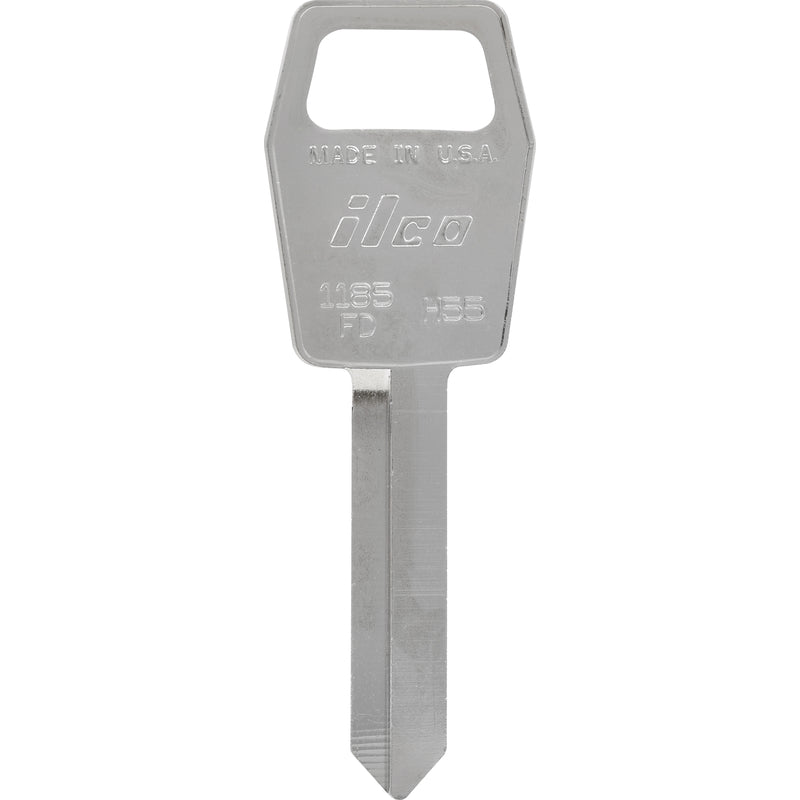 HILLMAN Traditional Key Automotive Key Blank Double For Ford Silver, Pack of 10