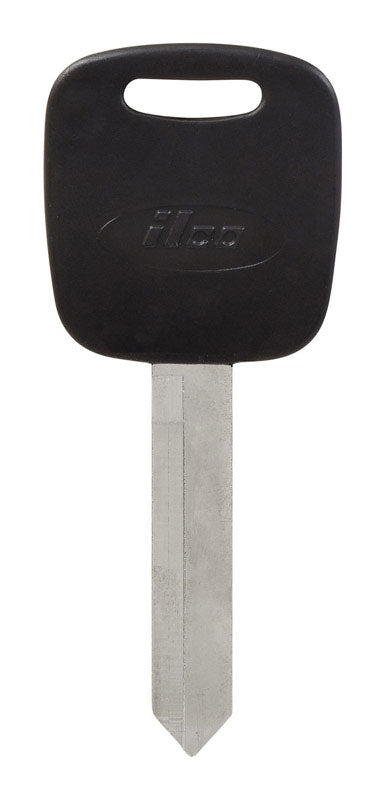 HILLMAN Traditional Key Automotive Key Blank Double For Ford Black/Silver, Pack of 5