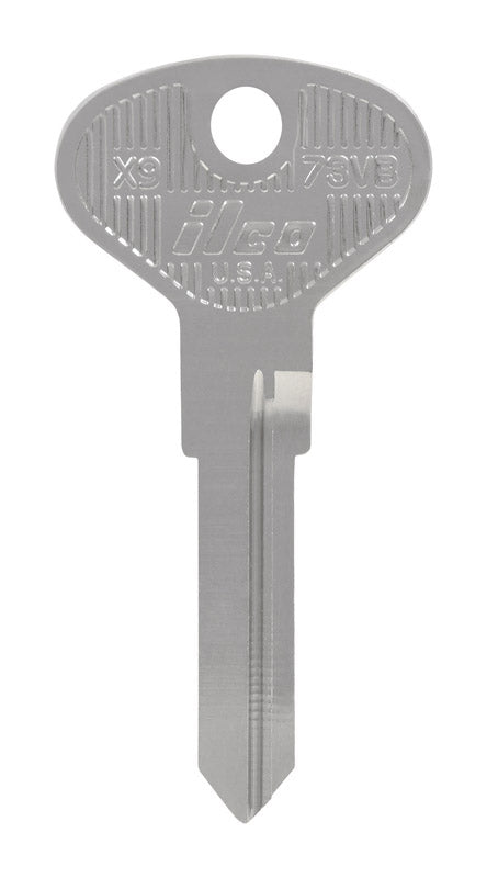 HILLMAN Traditional Key Automotive Key Blank Double For Volkswagen Silver, Pack of 10