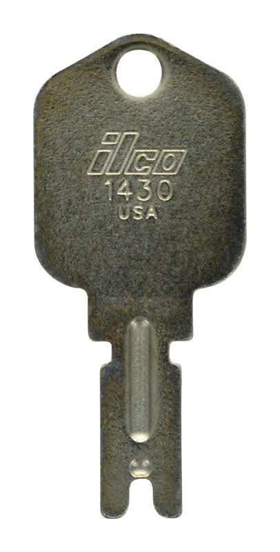 HILLMAN Traditional Key Forklift Key Blank Double, Pack of 10