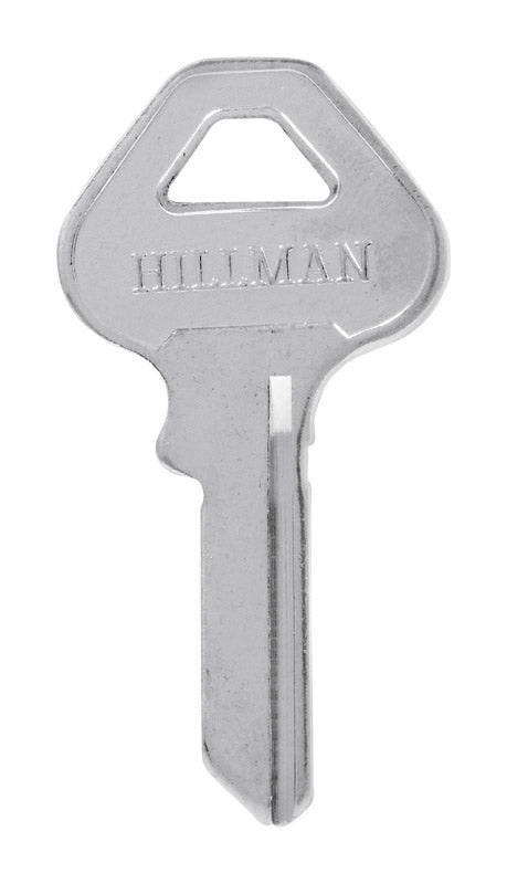 HILLMAN Traditional Key House/Office Universal Key Blank Single For Ace Padlocks (88/25 Key), Pack of 10
