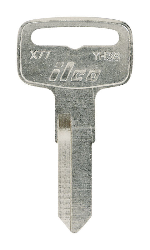 HILLMAN Traditional Key Motorcyle Universal Key Blank Double, Pack of 10