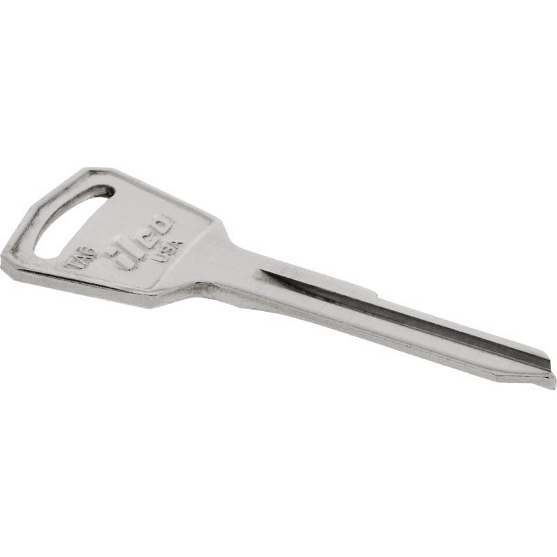HILLMAN Universal Automotive Key Blank Single For For Toyota Silver, Pack of 10