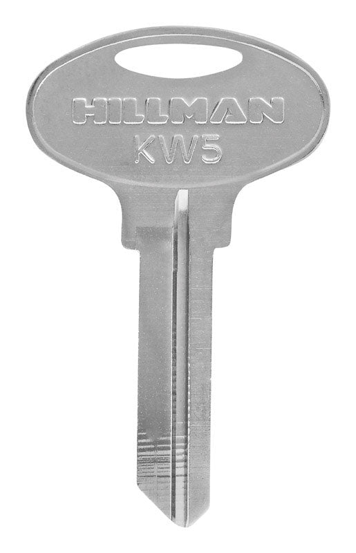 HILLMAN Traditional Key House/Office Key Blank 66 KW5 Single For Kwikset Locks, Pack of 10