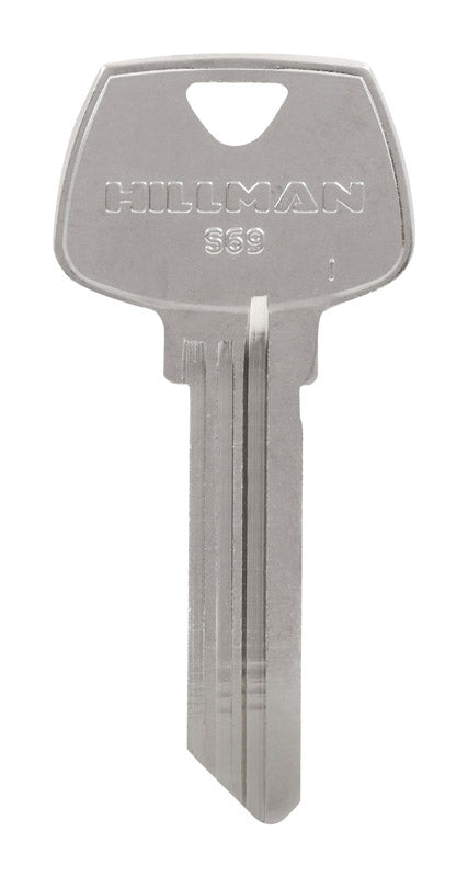 HILLMAN Traditional Key House/Office Universal Key Blank Single, Pack of 10