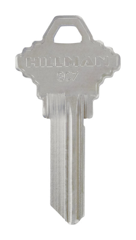 HILLMAN Traditional Key House/Office Universal Key Blank Single, Pack of 10
