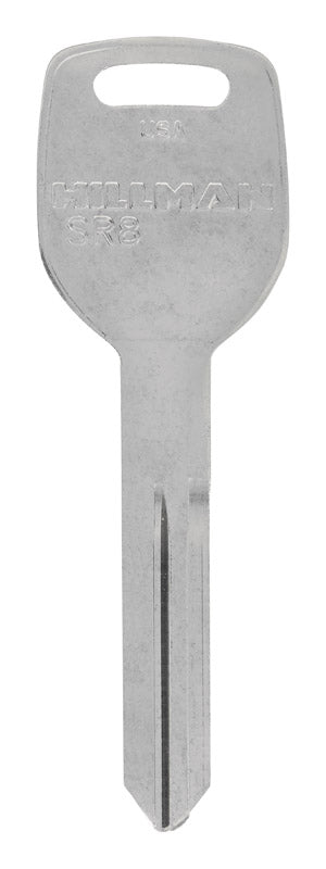HILLMAN Traditional Key Automotive Key Blank Double For Subaru Silver, Pack of 10