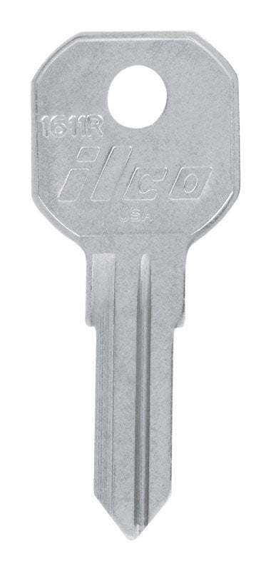 HILLMAN Traditional Key Automotive Key Blank Double Silver, Pack of 10