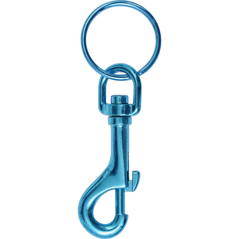 HILLMAN Metal Assorted Snap Hook Key Ring, Pack of 30