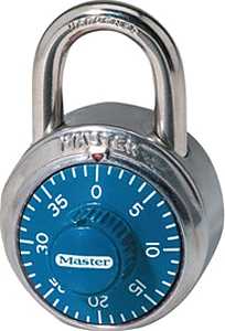 Master Lock 1506D Padlock, 1-7/8 in W Body, 9/32 in Dia Shackle, 3/4 in H Shackle, Steel Shackle, Stainless Steel Body