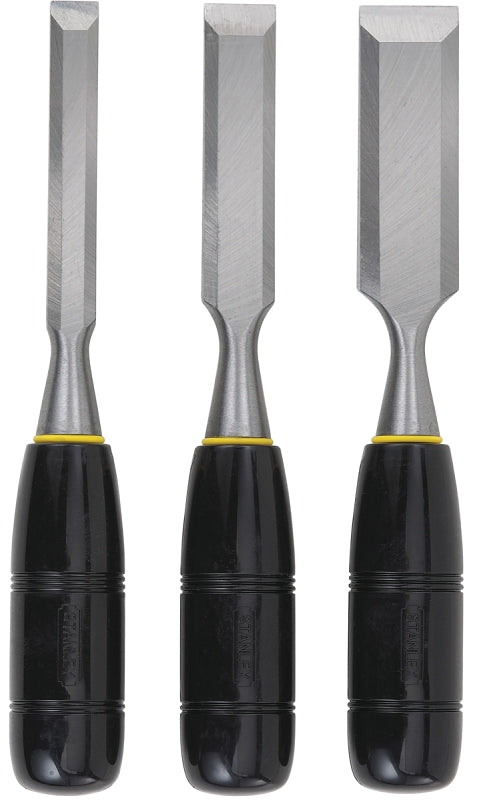 STANLEY 16-150 Series Chisel Set, 7-3/4 in L Dimensions, 3-Piece