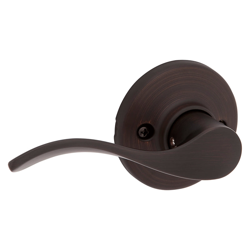 Kwikset 200BL 11P 6AL Passage Lever, Venetian Bronze, Zinc, Reversible Hand, Residential, 3 Grade