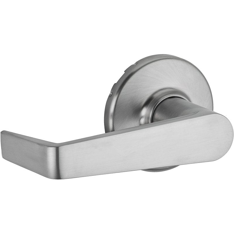 Kwikset 721KNL 26D RCAL UL Passage Door Lock, Lever Handle, Steel, Satin Chrome, 2-3/8, 2-3/4 in Backset, ADA Compliant