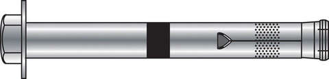 HILLMAN 3/8 in. D X 2-1/4 in. L Steel Hex Head Sleeve Anchors 20 pk