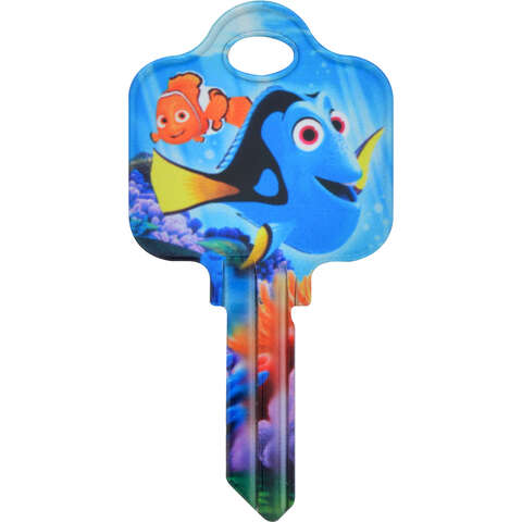 HILLMAN Disney Dory House/Padlock Universal Key Blank SC1 Single, Pack of 5