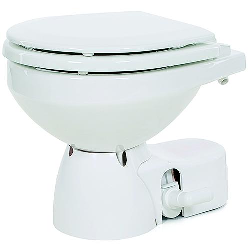 Jabsco 380453092 Quiet Flush E2 Marine Toilet, Compact Unit for Fresh Water