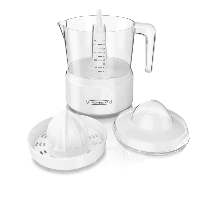 Black+Decker White Plastic Juicer 32 oz