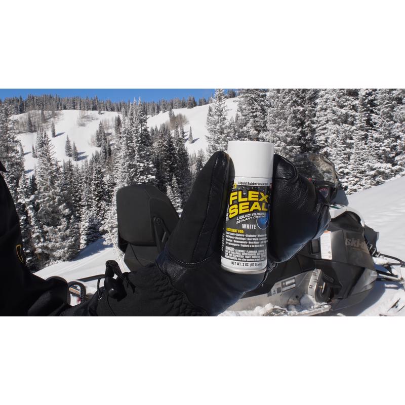 Flex Seal Family of Products Flex Seal MINI White Rubber Spray Sealant 2 oz, Pack of 12