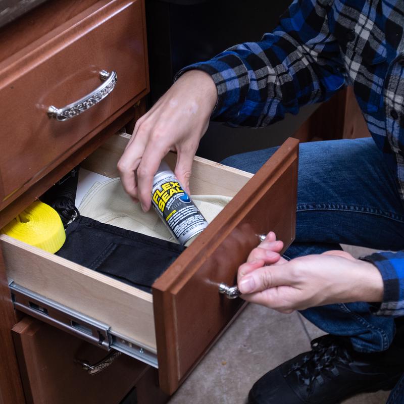 Flex Seal Family of Products Flex Seal MINI White Rubber Spray Sealant 2 oz, Pack of 12