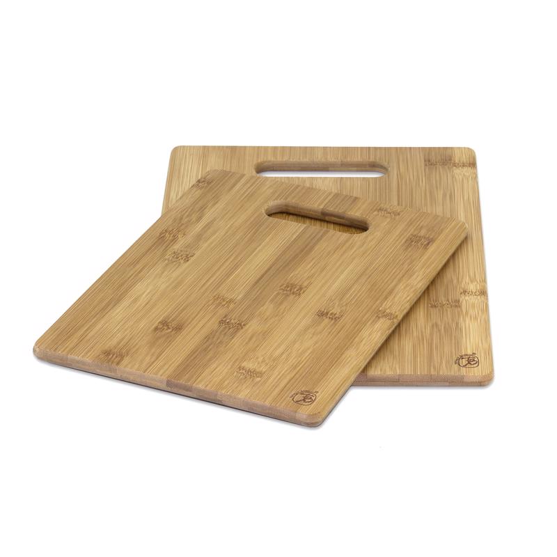 Totally Bamboo 13 in. L X 9.5 in. W X 0.38 in. Bamboo Cutting Board Set