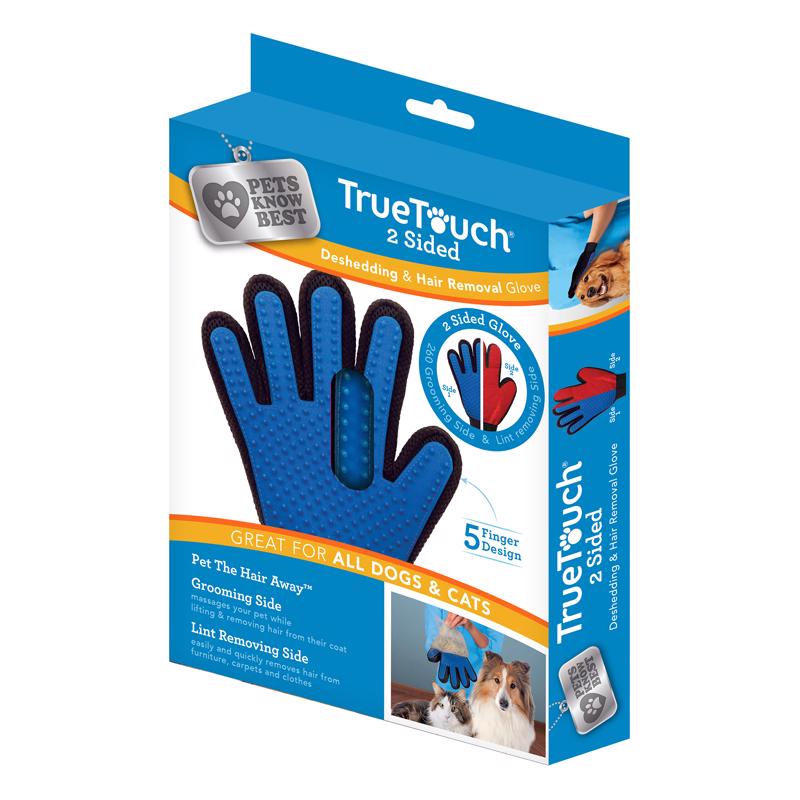 True Touch As Seen On TV Blue Cat/Dog Grooming Mitt 1 pk