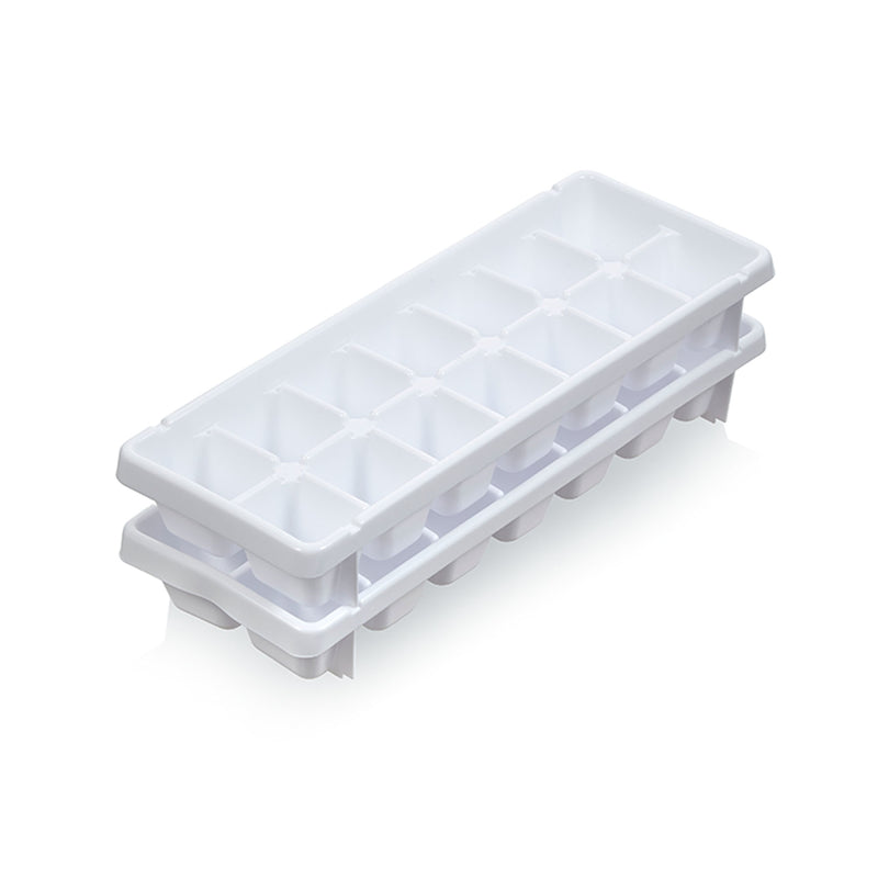 Arrow Home Products Eezy Out White Plastic Ice Cube Tray, Pack of 12