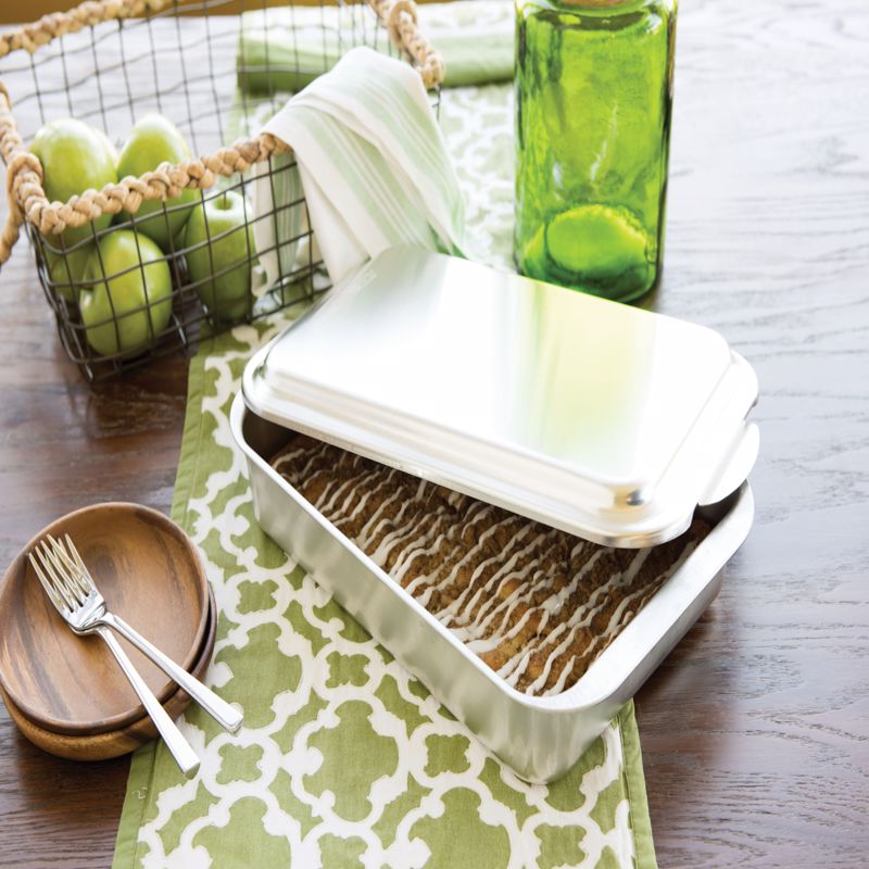 Nordic Ware Naturals 9 in. W X 13 in. L Bake Pan Silver 2 pc, Pack of 4