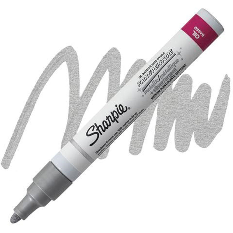 Sharpie Silver Medium Tip Paint Marker 1 pk, Pack of 6