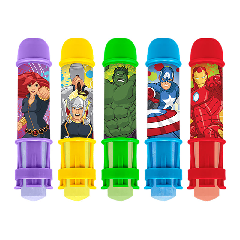 Disney and Marvel Sidewalk Chalk Set 5 pc, Pack of 6