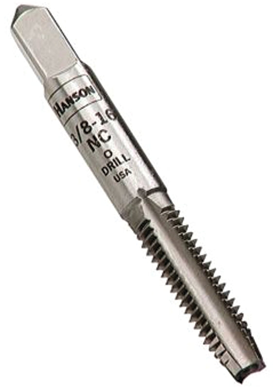 Irwin Hanson 8127 Fractional Tap, 5/16-18 Thread, Plug Tap Thread, 4-Flute, HCS
