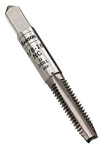 Irwin Hanson 8140 Fractional Tap, 7/16-20 Thread, Plug Tap Thread, 4-Flute, HCS