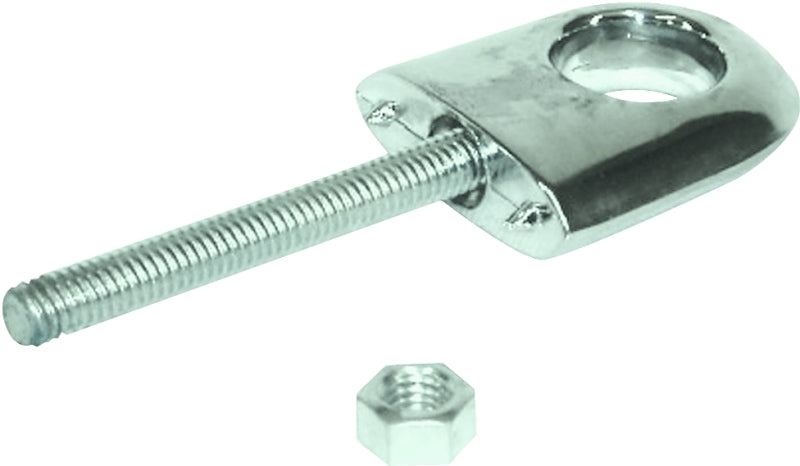 US Hardware M-038C Bow Eye Bolt, Zamak, Chrome-Plated