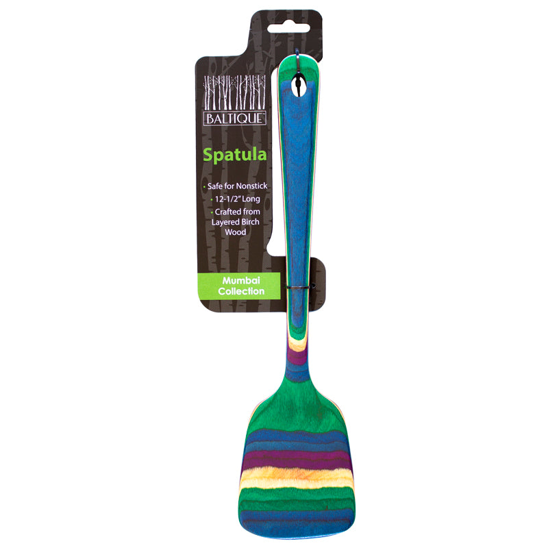 Totally Bamboo Baltique Multicolored Birch Wood Spatula