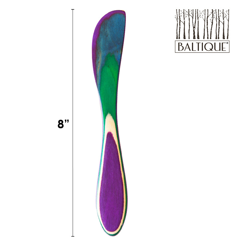 Totally Bamboo Baltique Multicolored Birch Wood Spreading Knife