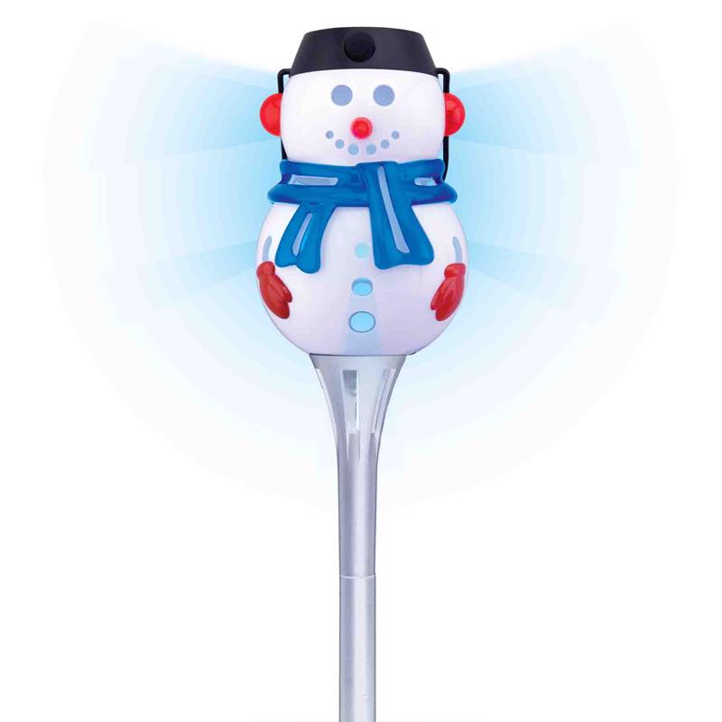 Shawshank LEDz Magic Seasons Shimmering Snowman Flicker Flame Pathway Light 1 pk, Pack of 12