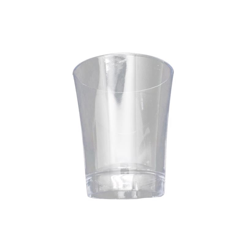BarY3 2 oz Clear Plastic Disposable Shot Glass