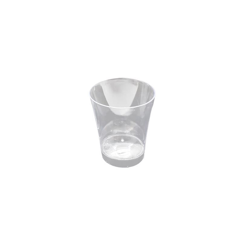 BarY3 2 oz Clear Plastic Disposable Shot Glass