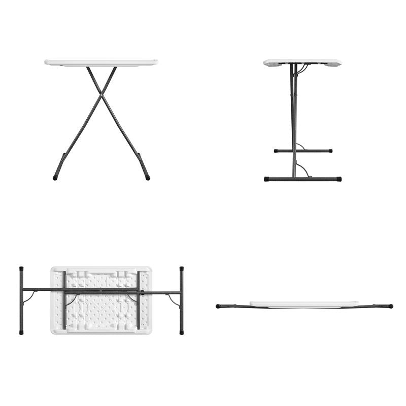 Cosco 18.03 in. W X 31.26 in. L Rectangular Adjustable Height Table