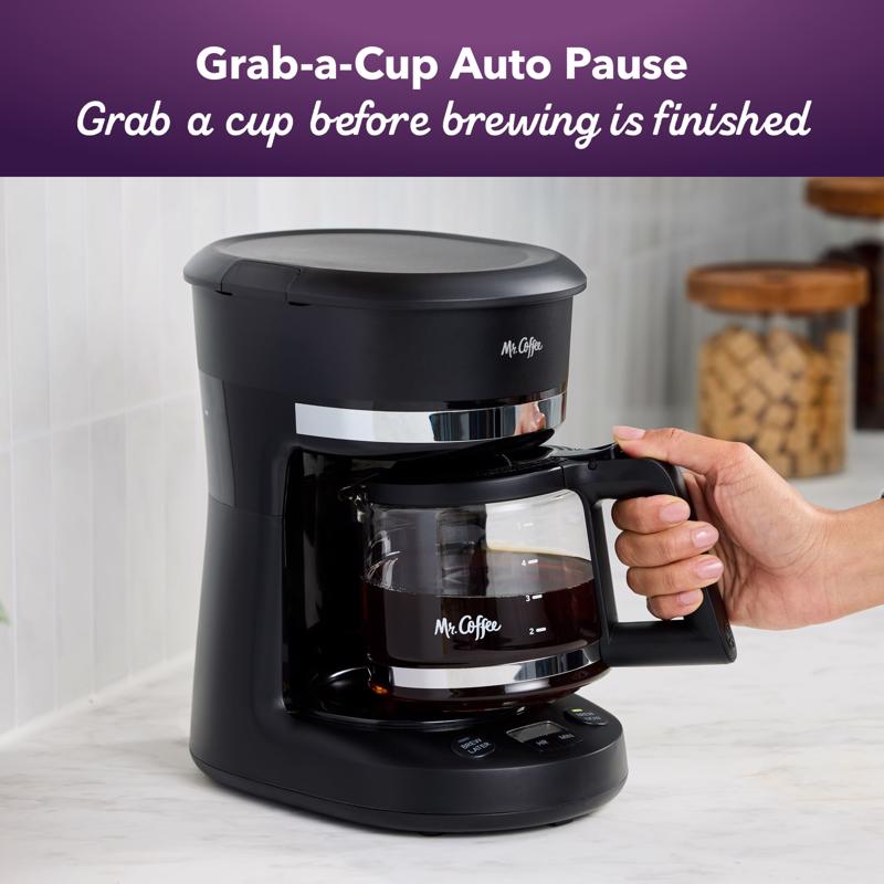 Mr. Coffee 5 cups Black Coffee Maker, Pack of 2