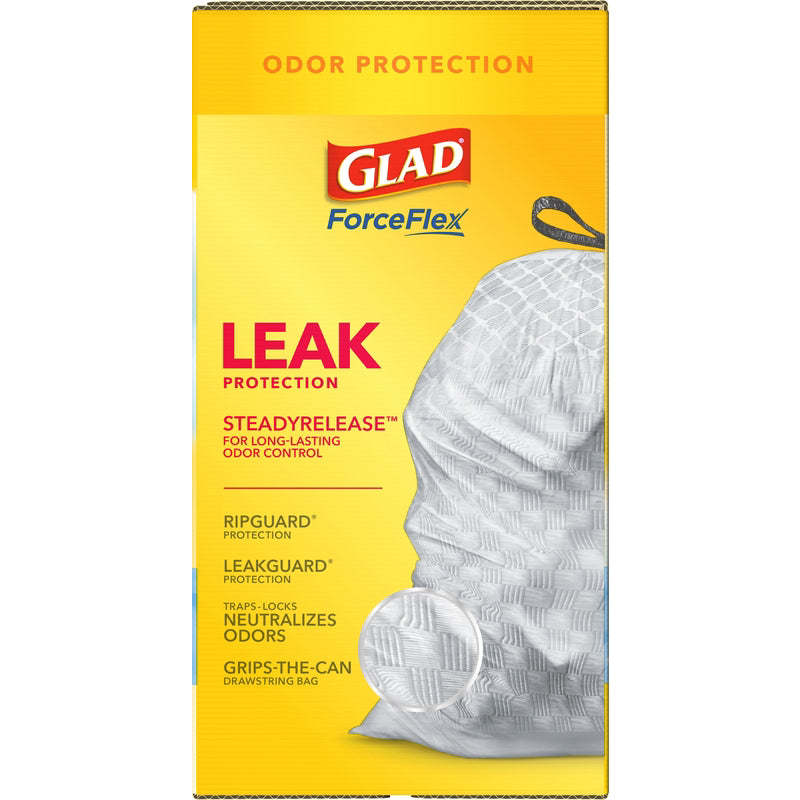 Glad Force Flex 13 gal Fresh Tall Kitchen Bags Drawstring 110 pk, Pack of 3