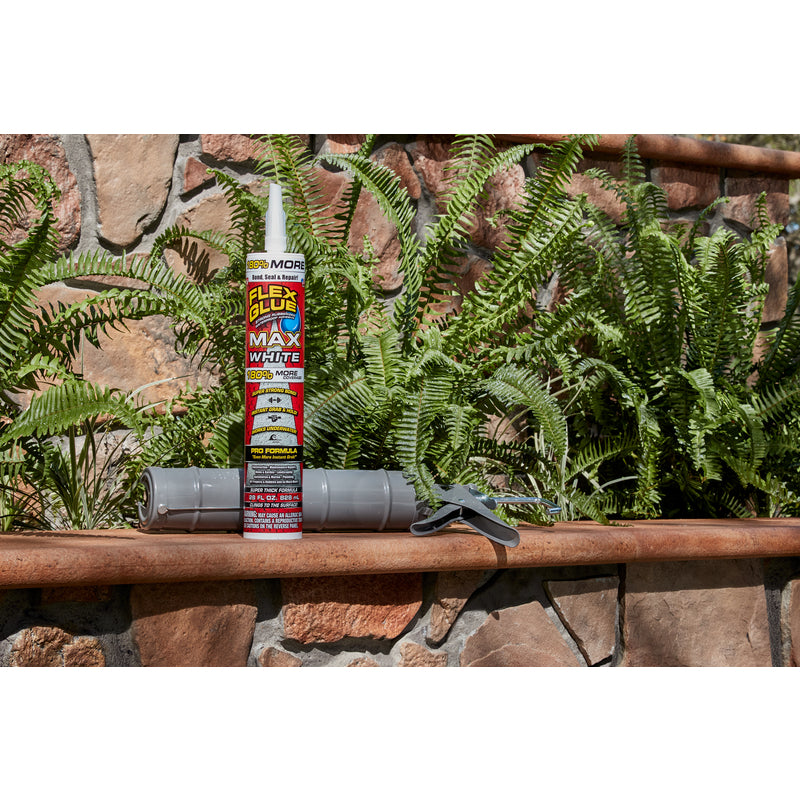 Flex Seal Family of Products Flex Glue MAX Extra Strength Rubber White Adhesive 28 fl. oz.