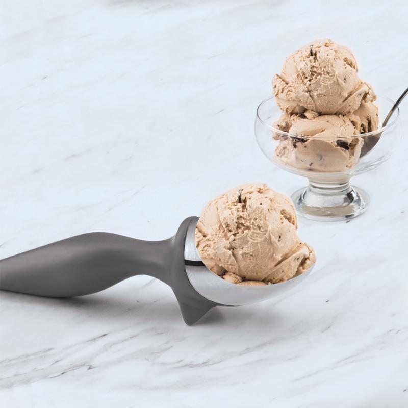 Tovolo Charcoal Zinc Alloy Tilt Up Ice Cream Scoop, Pack of 6
